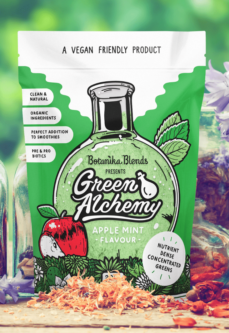 Botanika Blends Protein Powder Botanika Blends Green Alchemy Nutrient Dense Greens Apple Mint