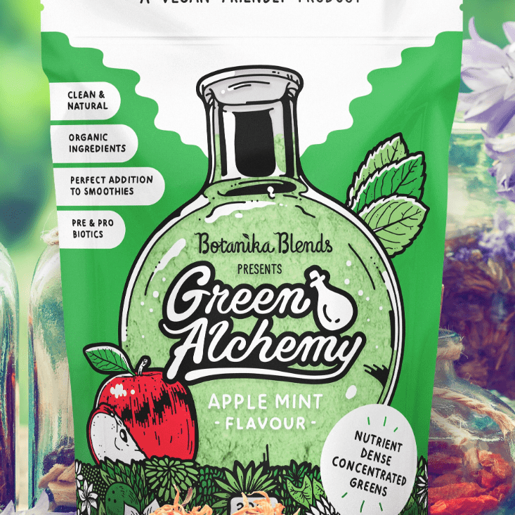 Botanika Blends Protein Powder Botanika Blends Green Alchemy Nutrient Dense Greens Apple Mint