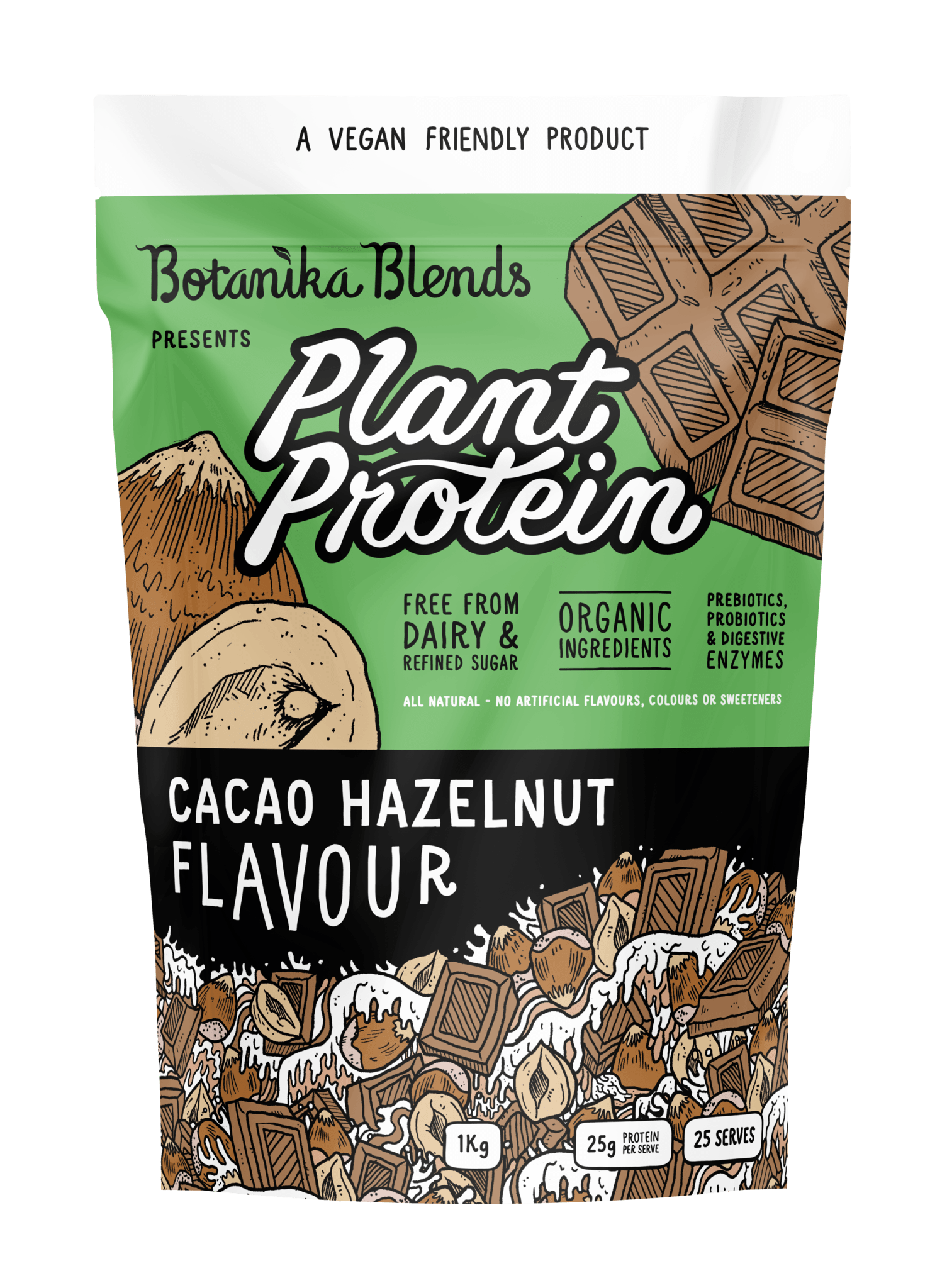 Botanika Blends Protein Powder Botanika Blends Plant Protein Cacao Hazelnut