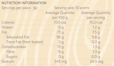 Brain and Brawn Vitamins & Supplements Brain and Brawn Keto Creamer (with Grass-Fed Butter) Unflavoured 300g