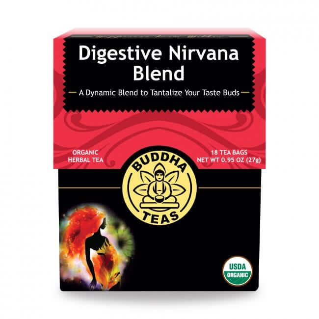 Buddha Teas Organic Tea Buddha Teas Organic Herbal  Digestive Nirvana 18 Sachets