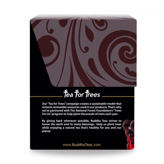 Buddha Teas Organic Tea Buddha Teas Organic Herbal Elderberry Tea 18 Sachets