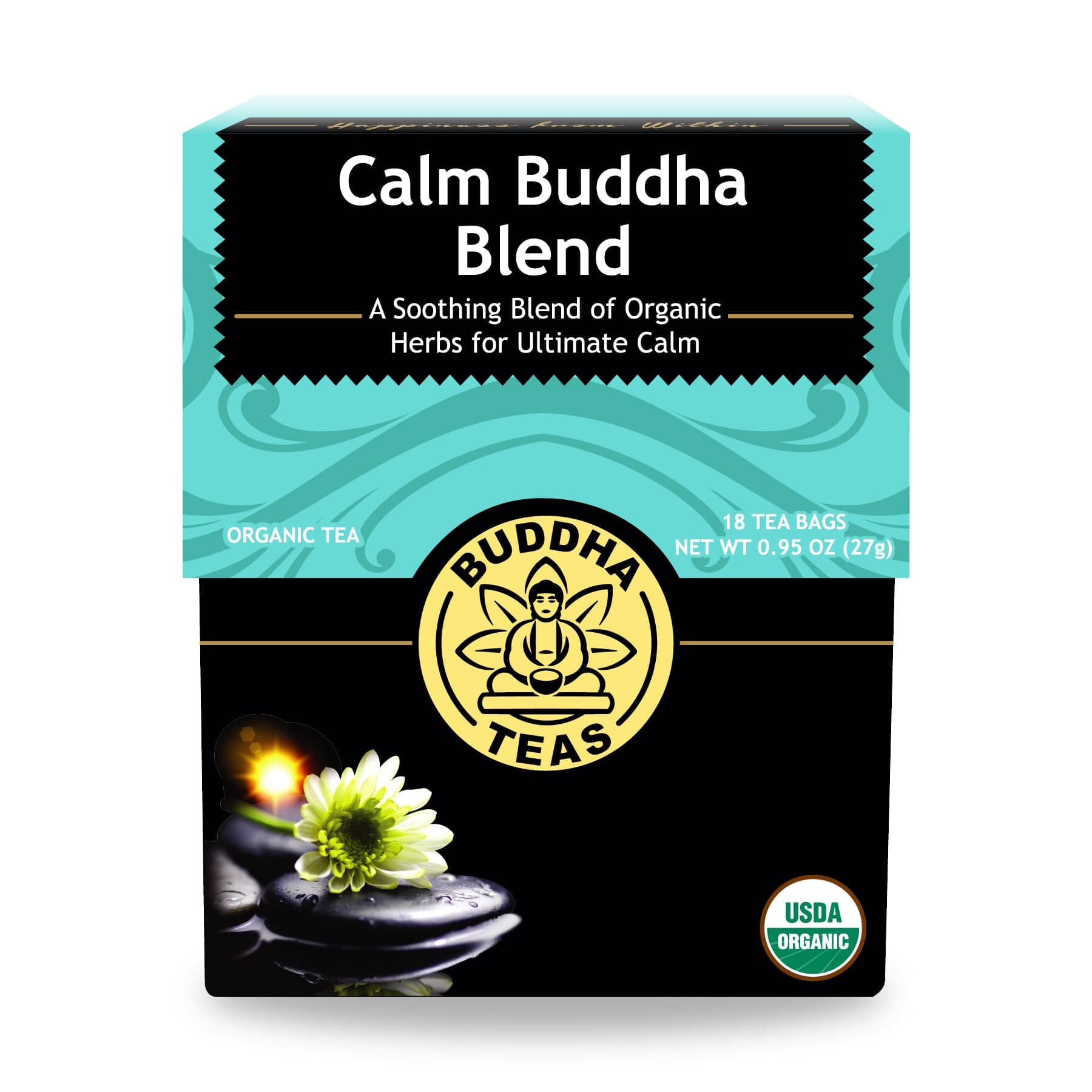 Buddha Teas Organic Tea Buddha Teas Organic Herbal Tea Bags Calm Buddha Blend 18 Sachets