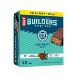 Clif Snack Foods Chocolate Mint 12 x 68g Clif Builder's Protein Bar