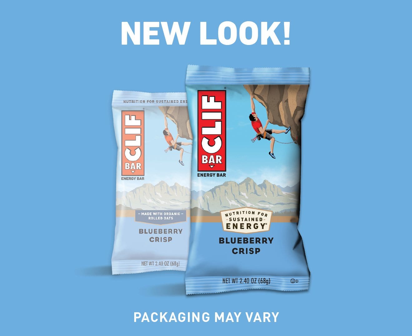 CLIF Snack Foods Clif Energy Bar Blueberry Almond Crisp 12x68g