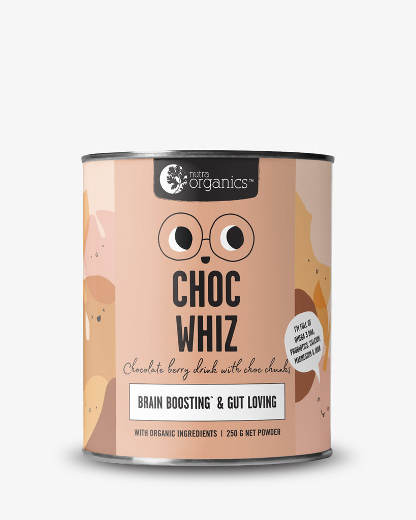 Nutra Organics Choc Whiz (Brain Boosting & Gut Loving) 250g