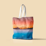 Destination Towels Tote Bags Sydney Harbour Pastels Destination Labels Tote