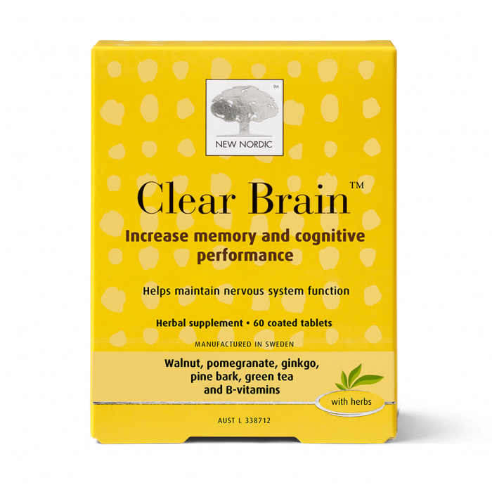 new nordic clear brain 60 tablets