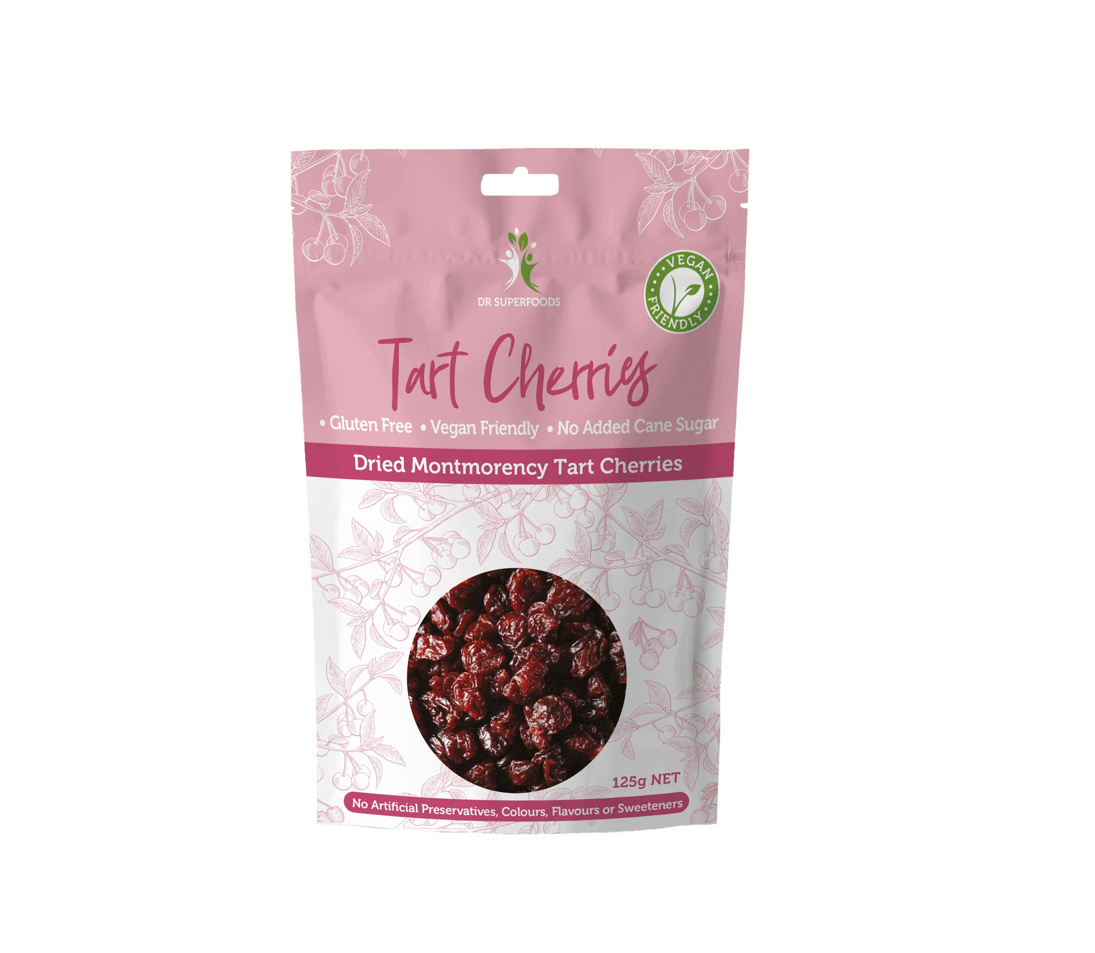 Dr Superfoods Snack Foods Dr Superfoods Dried Tart Cherries 125g