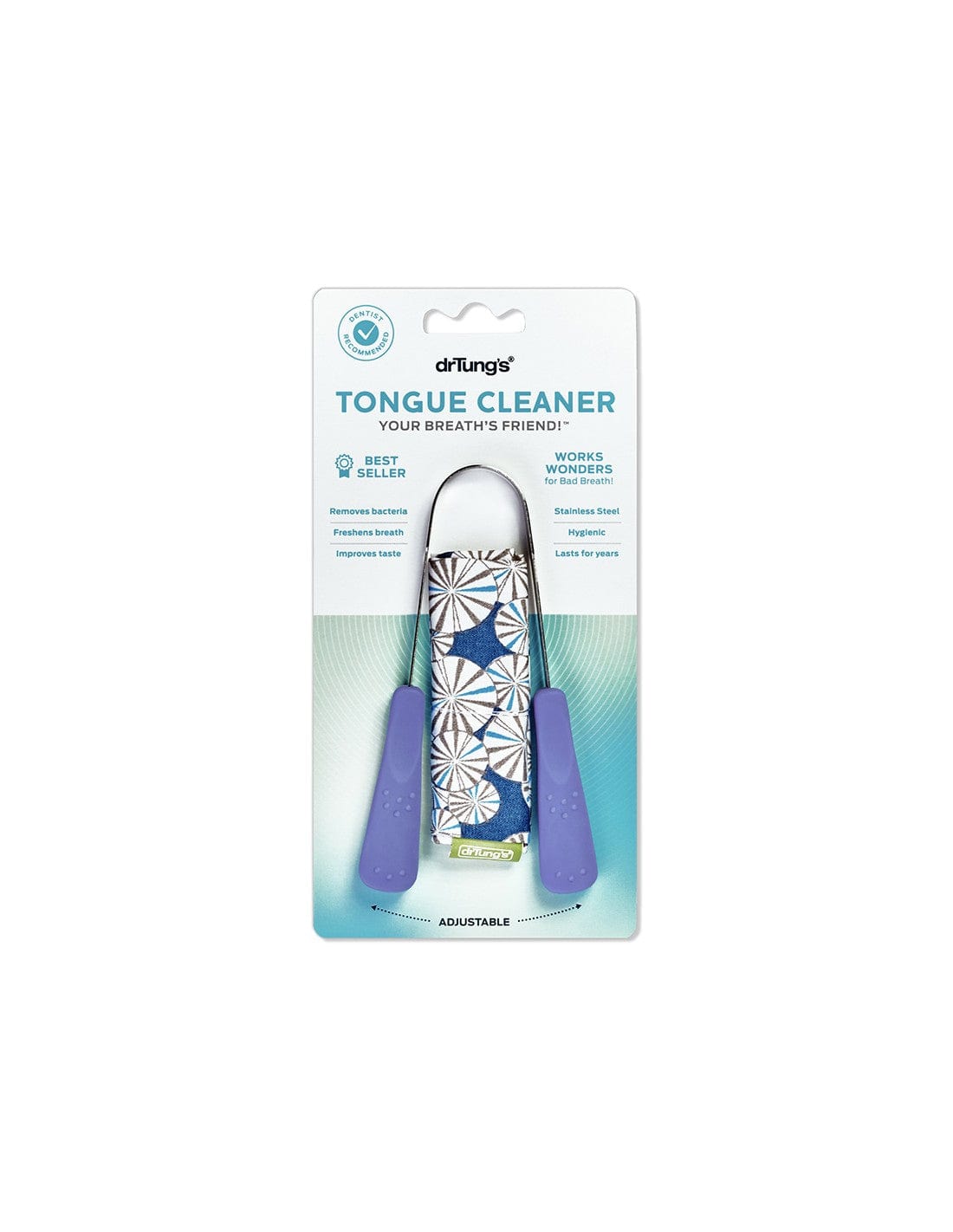 Dr. Tung Personal Care Dr. Tung - Tongue Cleaner Stainless Steel (Colour May Vary)