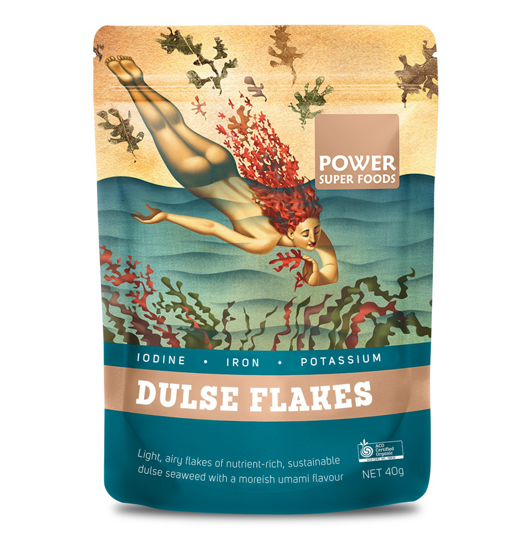 power super foods organic dulse flakes 40gm