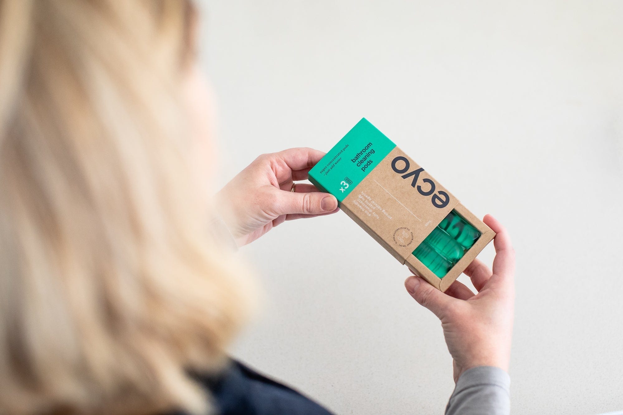 Ecyo Laundry Supplies Ecyo Bathroom Cleaning Refill Pods (for spray bottles) 3 pack