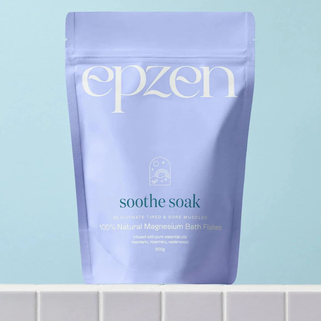 Epzen Health & Beauty Epzen Magnesium Bath Flakes Soothe Soak 500g