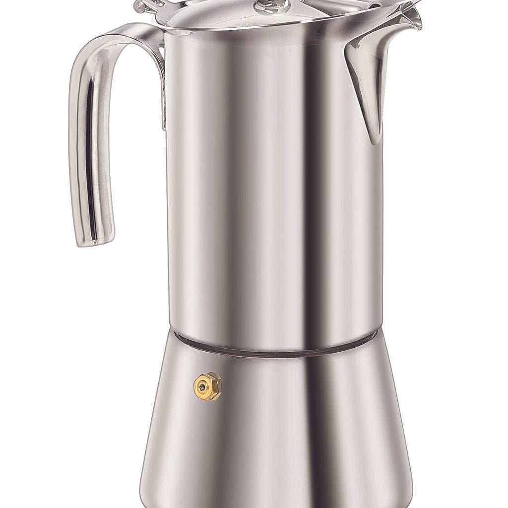 Euroline Espresso Maker 6 CUP Euroline Stainless Steel Espresso Maker