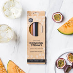 Ever Eco Home & Garden Ever Eco Silicone Straws - Bent Collection 4 Pack