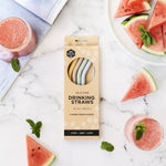 Ever Eco Home & Garden Ever Eco Silicone Straws - Bent Collection 4 Pack