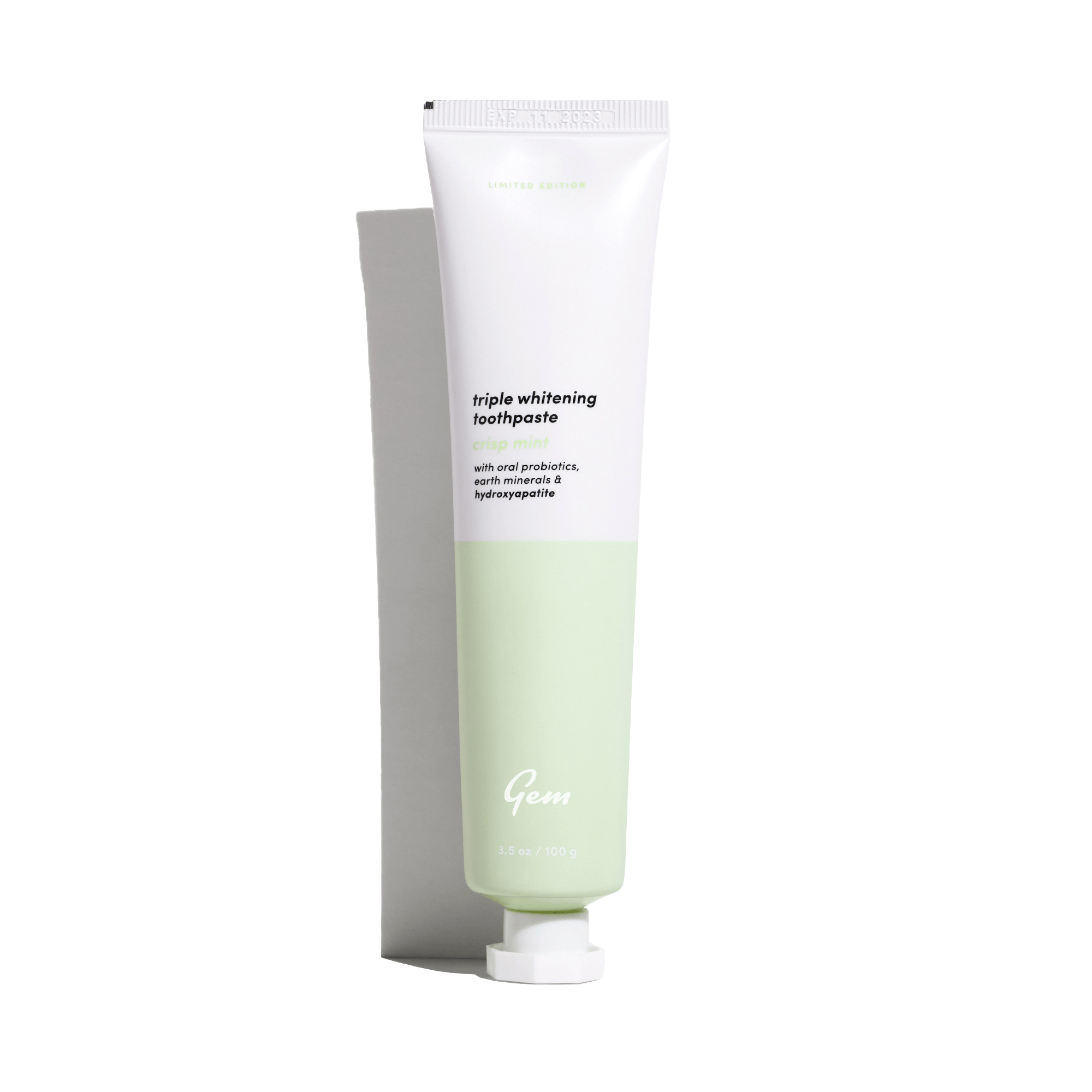 Gem Health & Beauty Gem Triple Whitening Fluoride Toothpaste Crisp Mint 100g