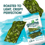 Gimme Snack Foods Gimme Roasted Seaweed Snacks Sea Salt Multi Pack 6x5g