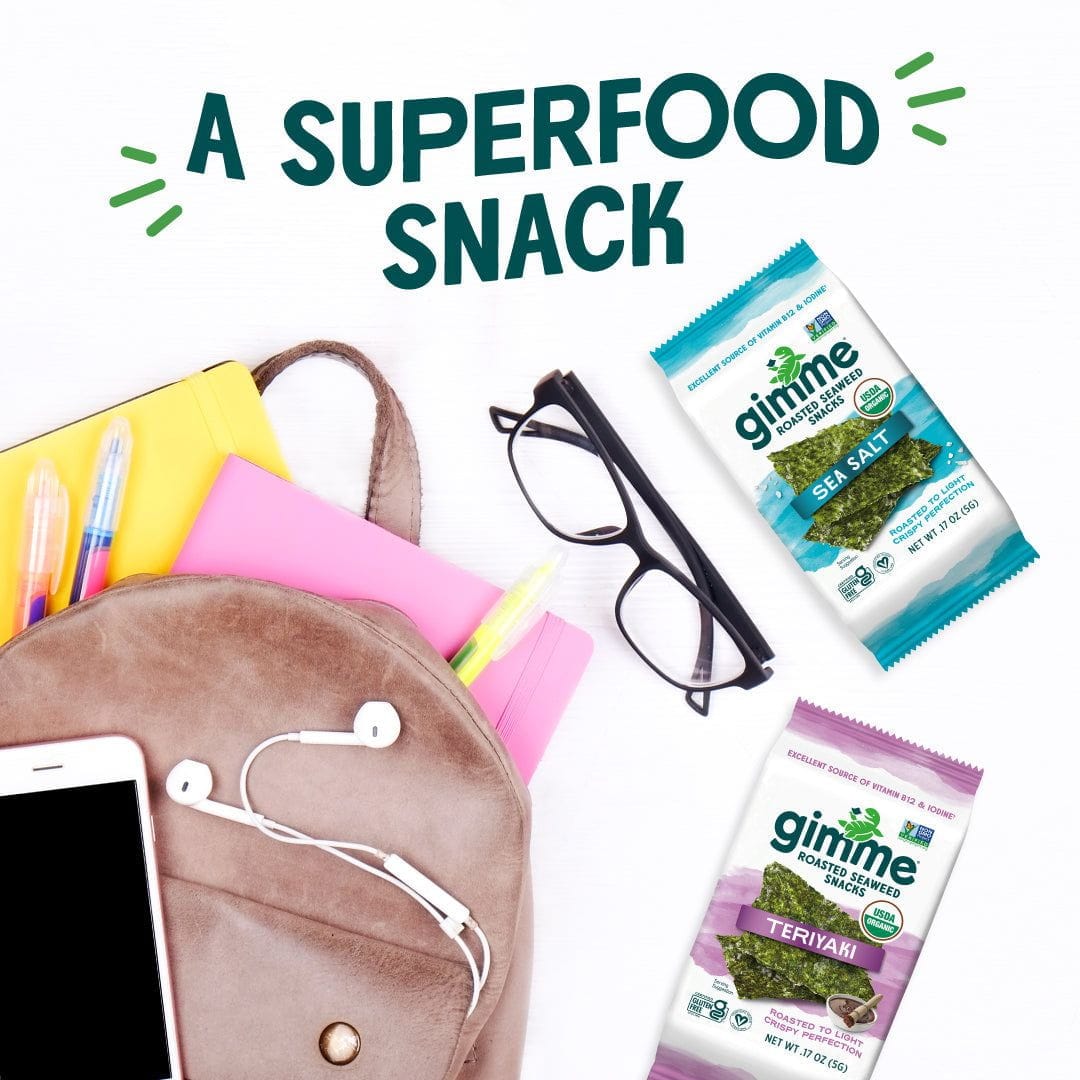 Gimme Snack Foods Gimme Roasted Seaweed Snacks Teriyaki Multi Pack 6 x 5g
