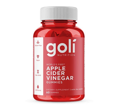 clearance  goli nutrition apple cider vinegar 60 gummies