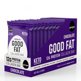 Googys Snack Foods Googys Good Fat Collagen Bar Chocolate 45g x 12