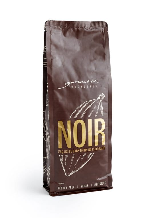 Grounded Pleasures Hot Chocolate 1kg Grounded Pleasures Noir 52% Drinking Chocolate