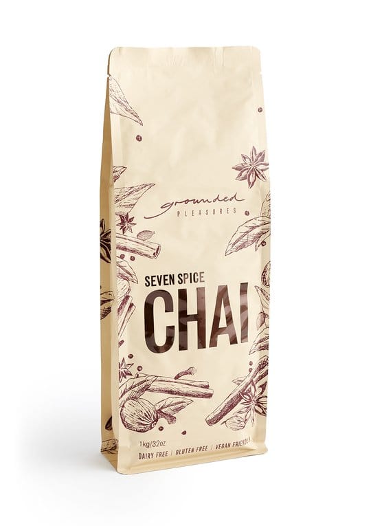 Grounded Pleasures Hot Chocolate 1kg Grounded Pleasures Seven Spice Sri Lankan Chai