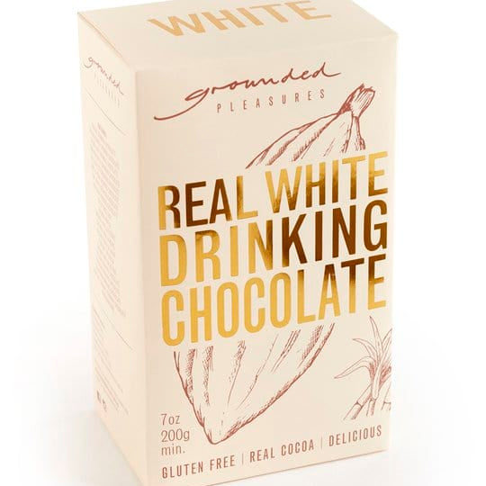 Grounded Pleasures Hot Chocolate Grounded Pleasures Real White Drinking Chocolate 200gms