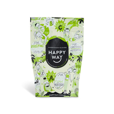 happy way bcaa powder (300g) green apple