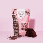 Happy Way Protein Powder Happy Way Ashy Bines VEGAN Protein Powder Triple Choc Fudge 500g