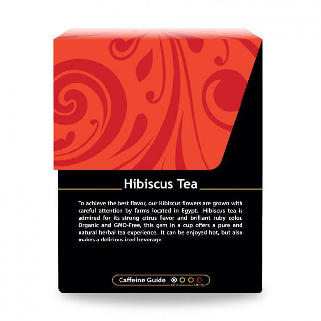 buddha teas organic herbal hibiscus tea 18 sachets
