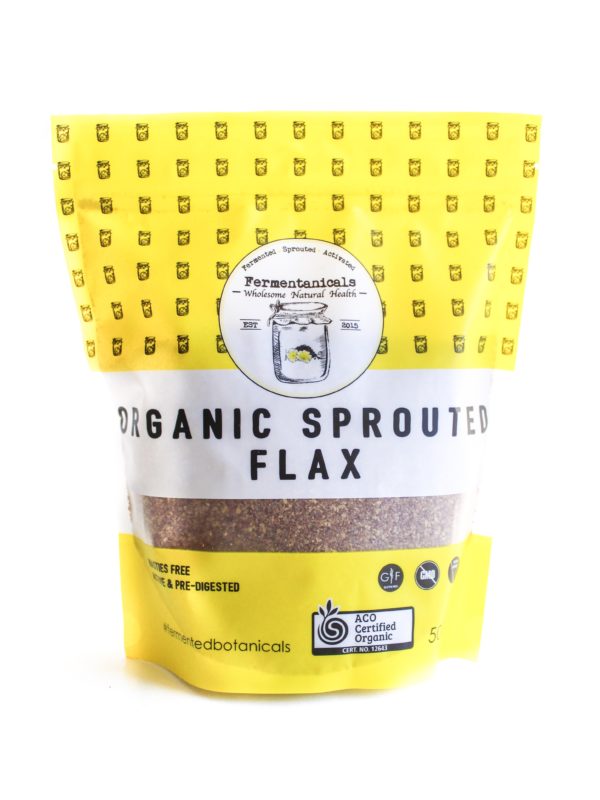 fermentanicals flax sprouted organic 500g