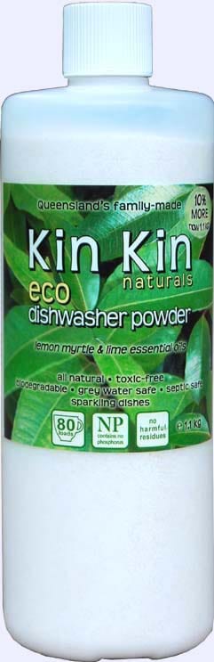Kin Kin Naturals Laundry Supplies 1.1kg Kin Kin Naturals Dishwasher Powder Lemon Myrtle & Lime