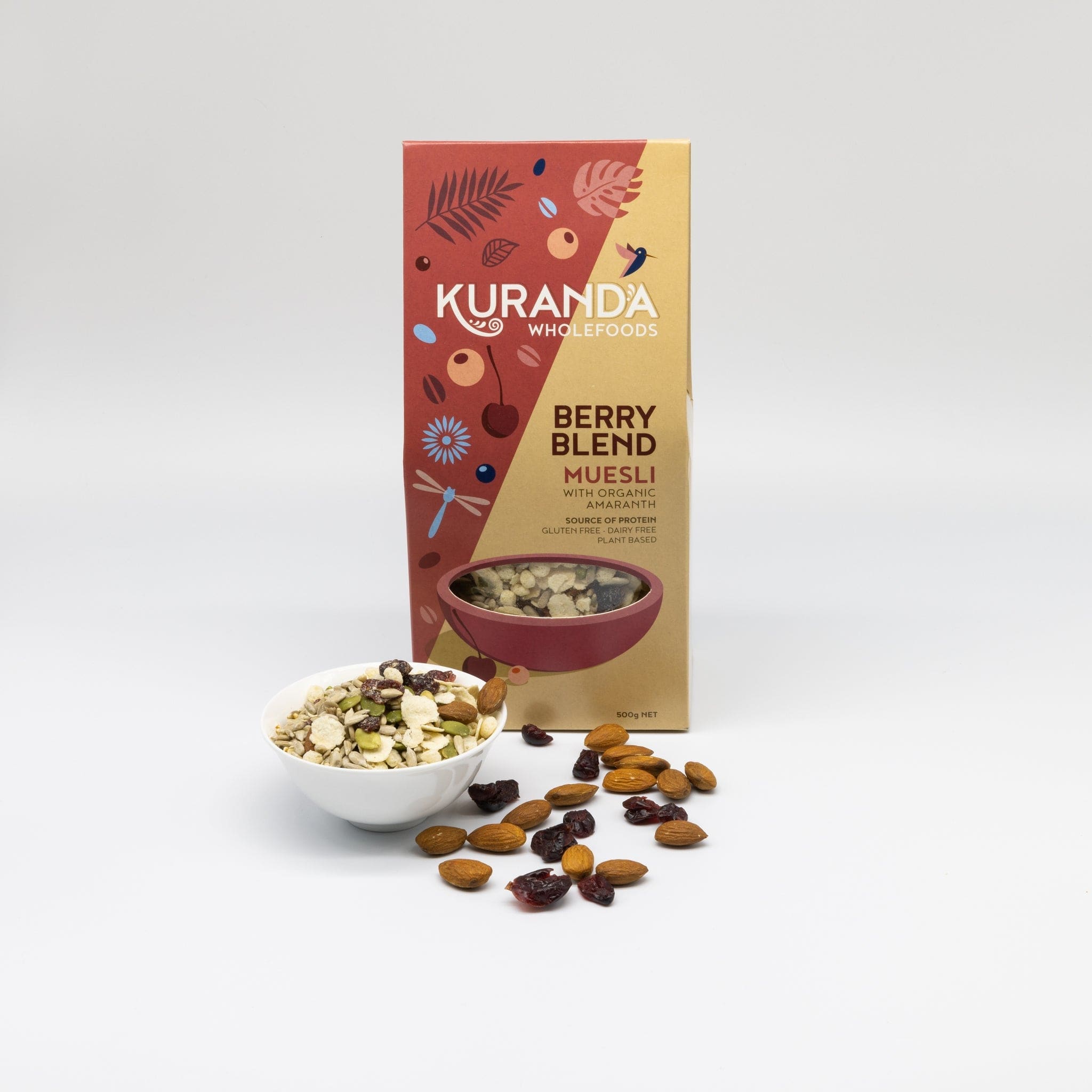 Kuranda Wholefoods Cereal & Granola Kuranda Gluten Free Muesli Berry Blend 500g