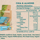 Kuranda Wholefoods Protein Bars Kuranda Gluten Free Chia Bars Chia & Almond 40g x 16