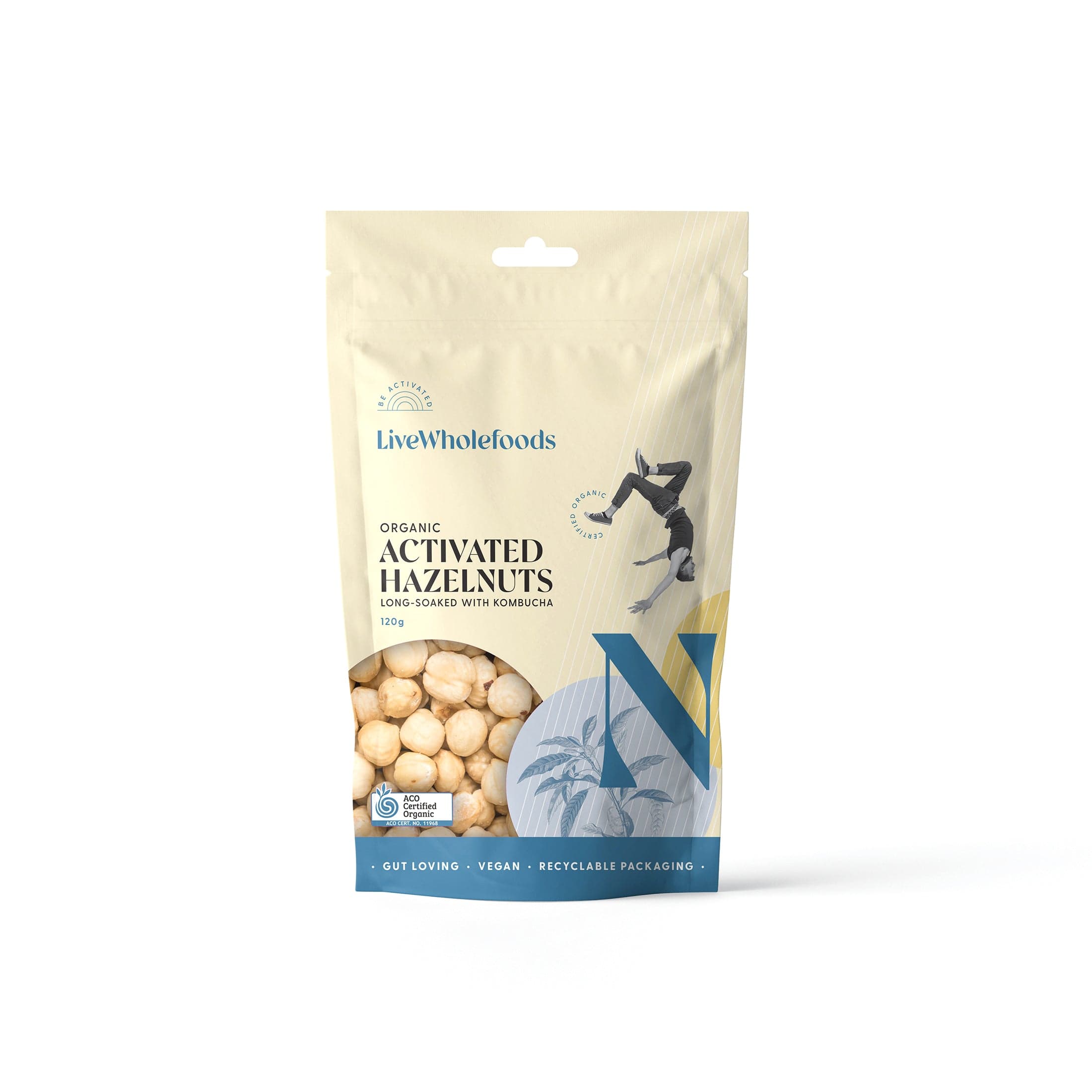 Live Wholefoods Snack Foods 120g Live Wholefoods Organic Activated Hazelnuts
