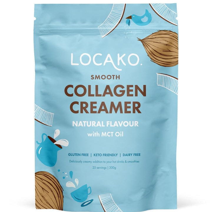 Locako Collagen Locako Coffee Creamer Raw Natural (Enriched With Mct Oil & Grass Fed Collagen) 300G