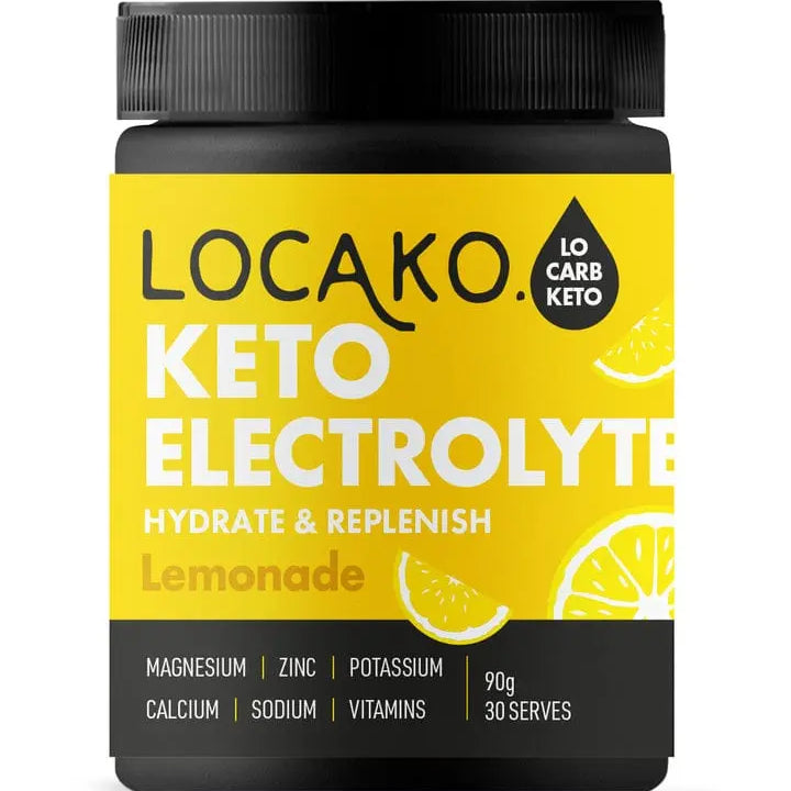 Locako Electrolytes Locako Keto Electrolyte Hydrate & Replenish Lemonade 90g