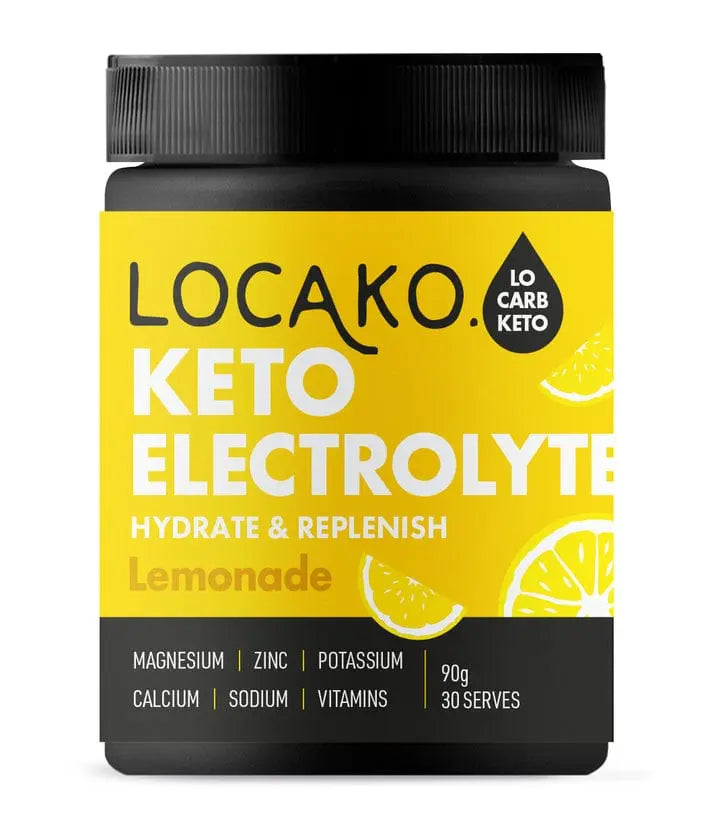 Locako Electrolytes Locako Keto Electrolyte Hydrate & Replenish Lemonade 90g