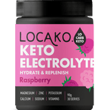 Locako Electrolytes Locako Keto Electrolyte Hydrate & Replenish Raspberry 90g