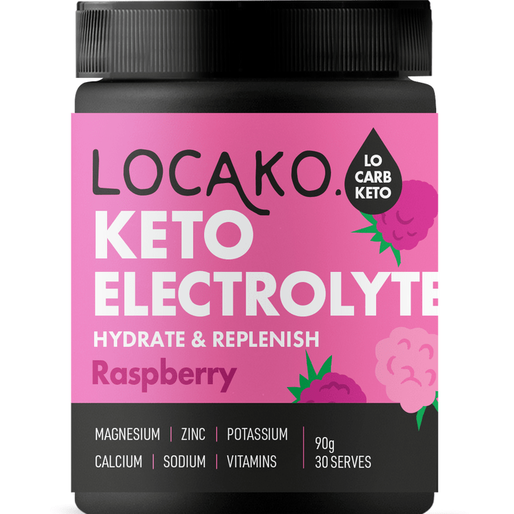 Locako Electrolytes Locako Keto Electrolyte Hydrate & Replenish Raspberry 90g