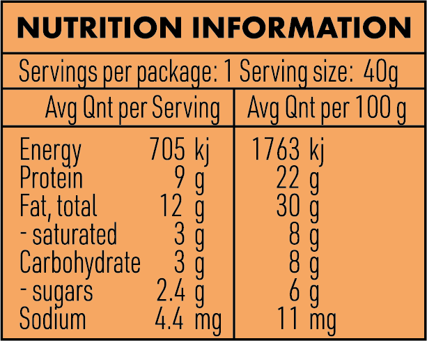 Locako Snack Foods Locako Grass Fed Collagen Brownie Bite Peanut Butter Caramel 40G X 15