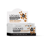 Locako Snack Foods Locako Nootropic Keto Collagen Brownie Bite Caramel Macchiato 40g x 15