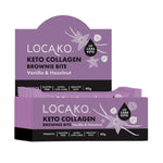 Locako Snack Foods Locako Vanilla Hazelnut Keto Collagen Brownie Bites 40G X 15