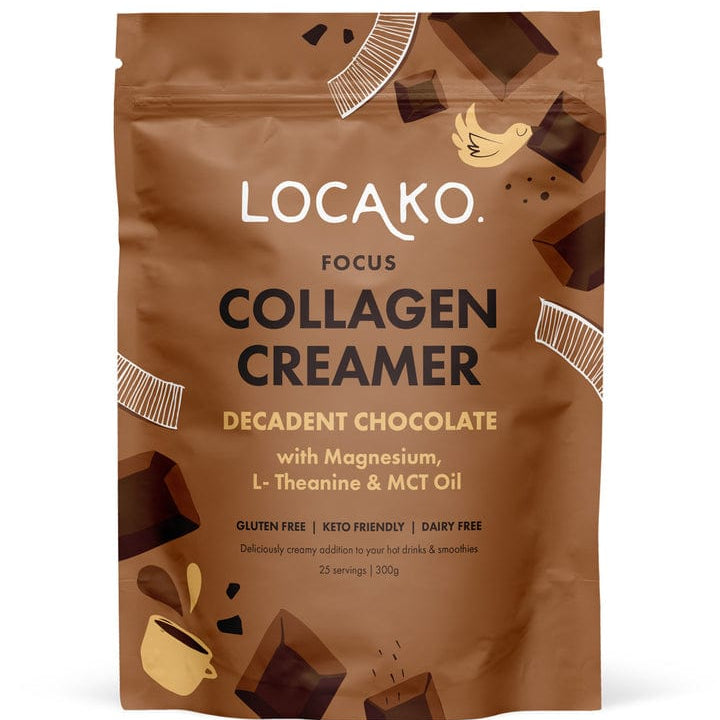 Locako Vitamins & Supplements Locako Collagen Creamer Focus (Decadent Chocolate) 300g