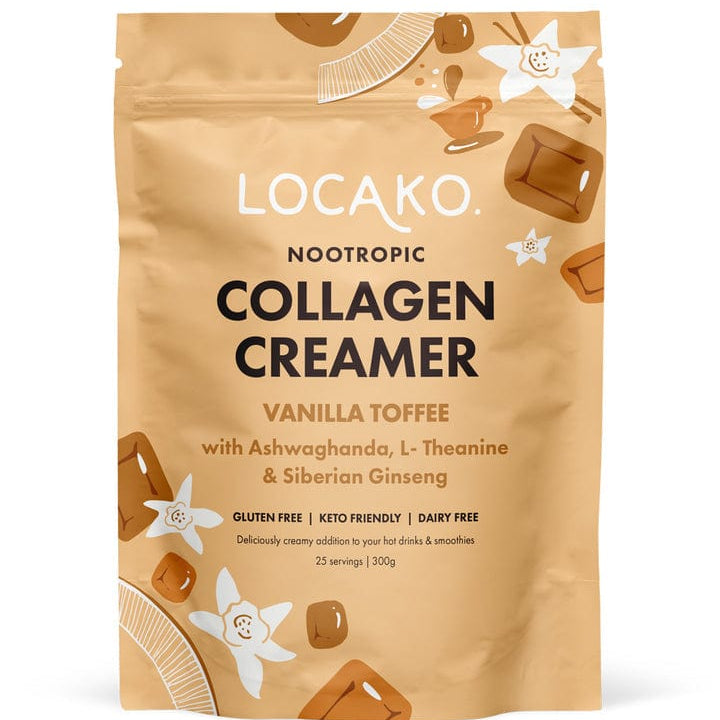 Locako Vitamins & Supplements Locako Collagen Creamer Nootropic (Vanilla Toffee) 300g
