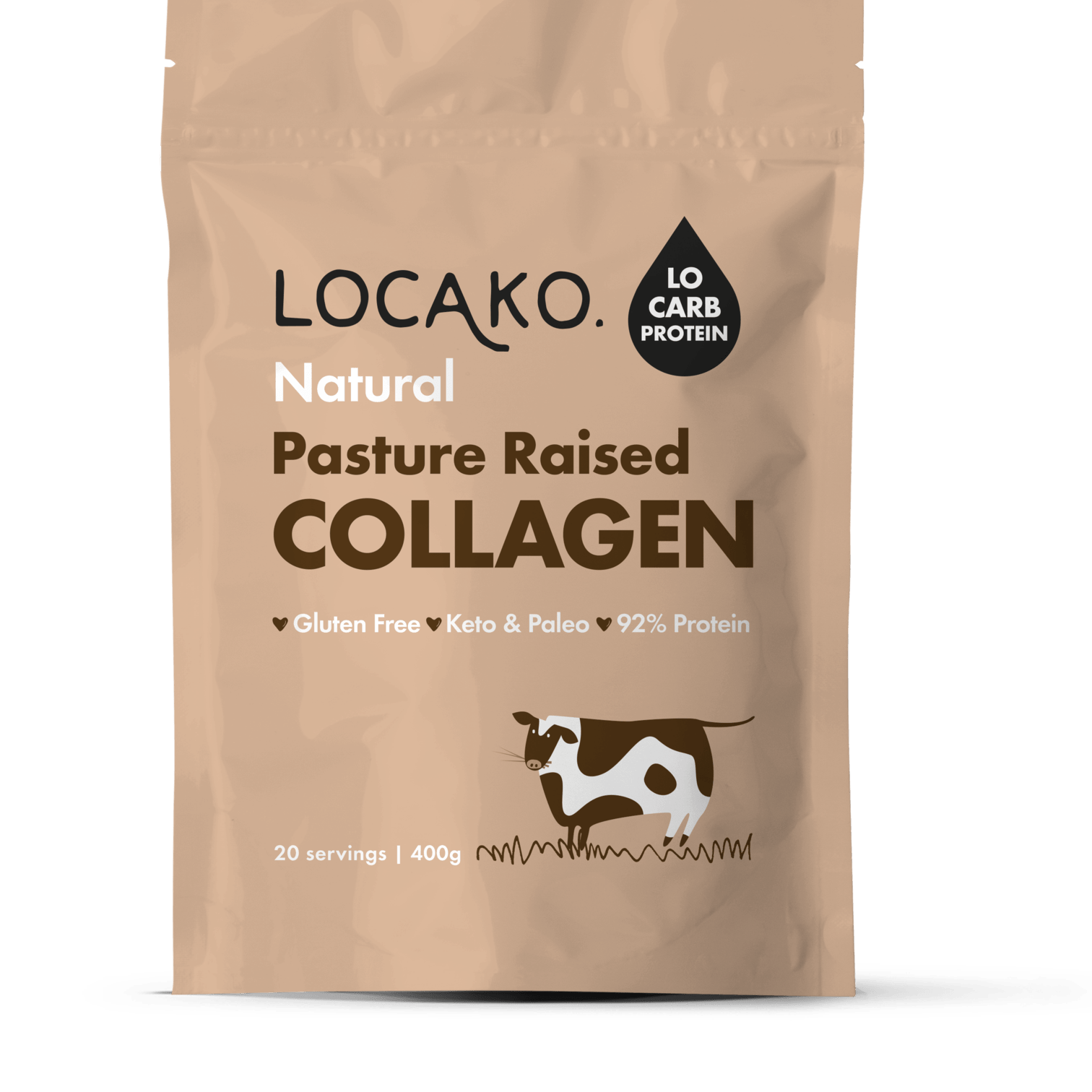 Locako Vitamins & Supplements Locako Collagen Pasture Raised Natural 400G