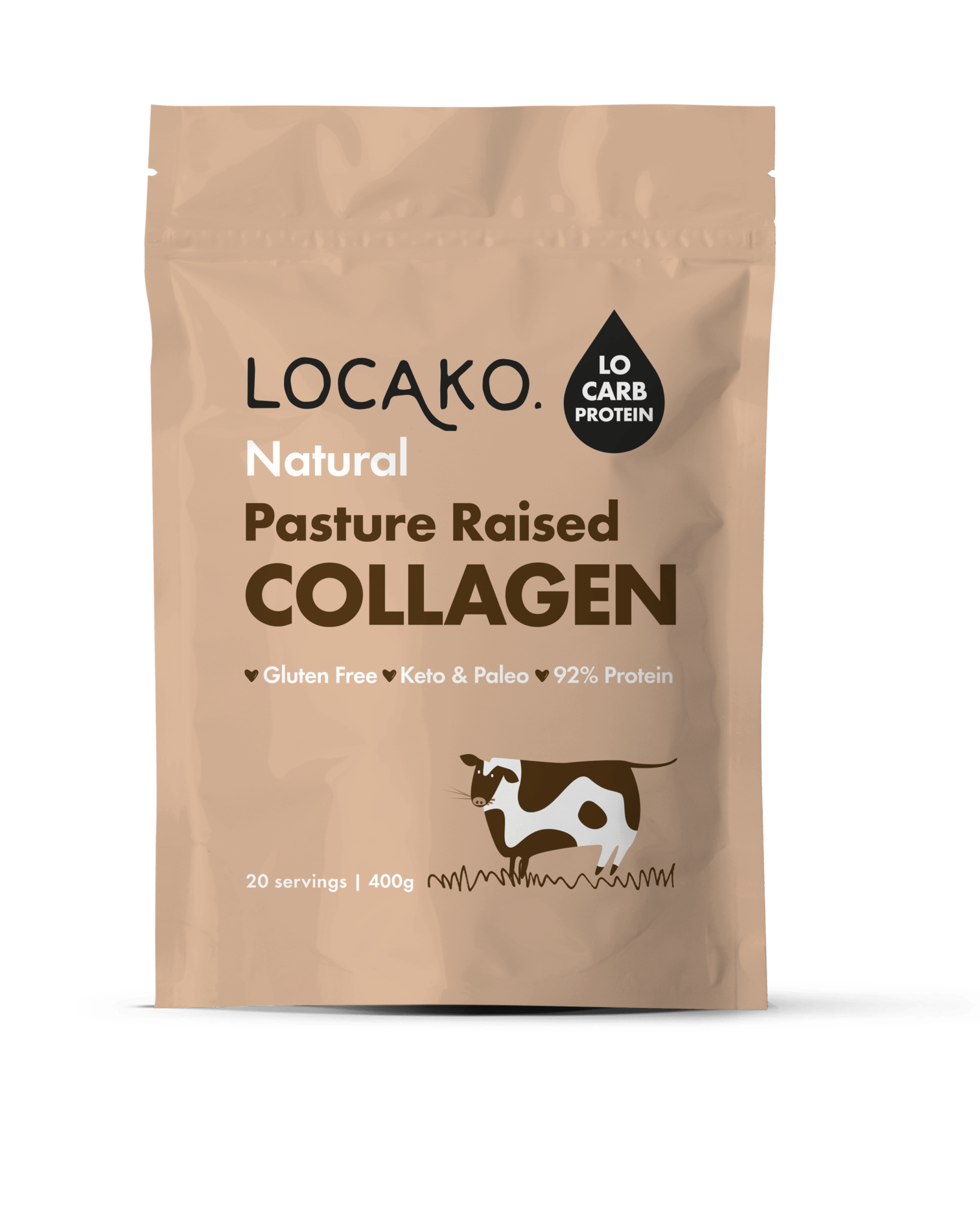 Locako Vitamins & Supplements Locako Collagen Pasture Raised Natural 400G