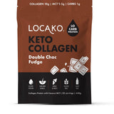 Locako Vitamins & Supplements Locako Keto Collagen Double Choc Fudge 440g
