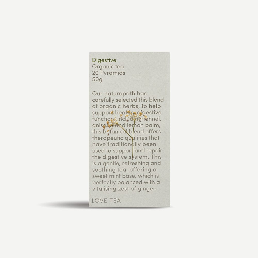 Love Tea Organic Tea 20 Pyramids Love Tea Organic Digestive Tea